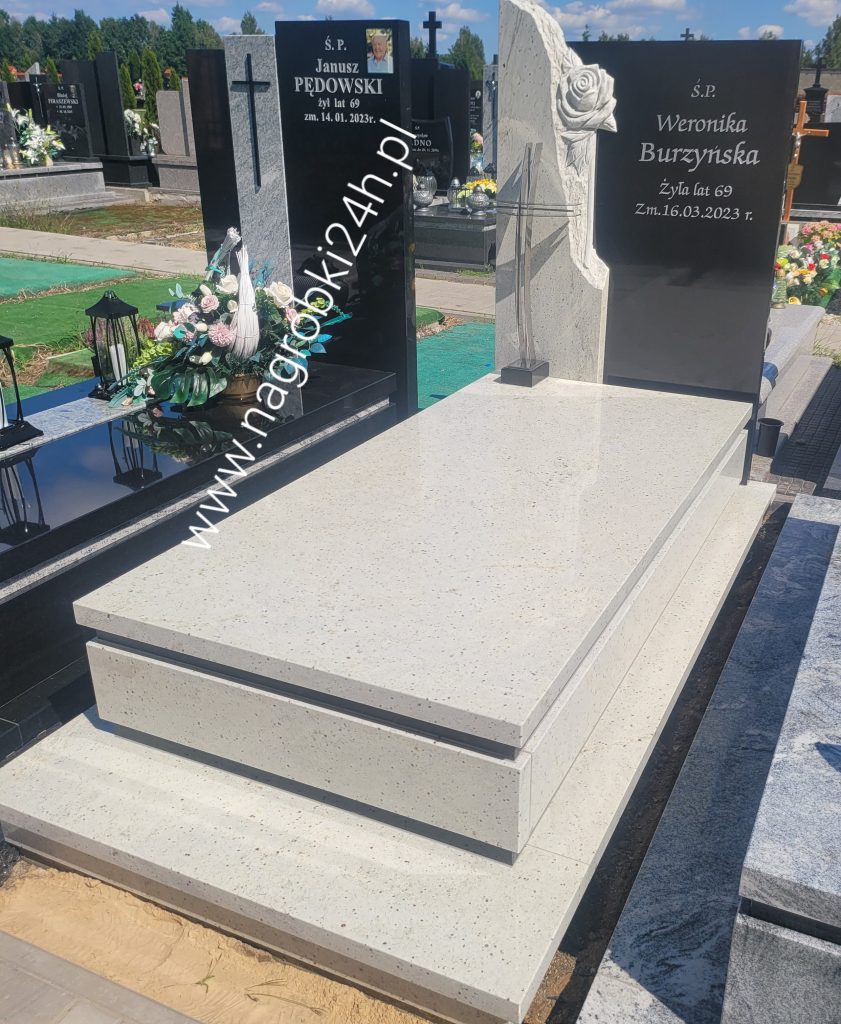 Nagrobek marmurowy Janów Lubelski Nagrobek marmurowy Janów Lubelski