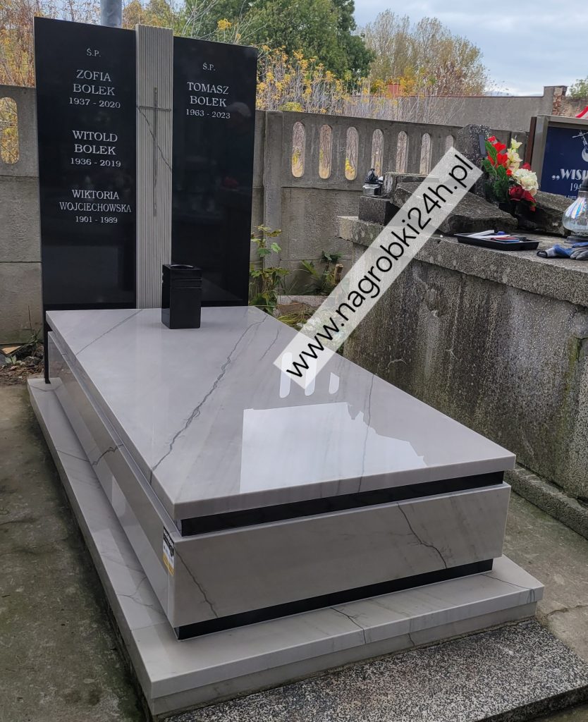 Nagrobek granitowy rodzinny Janów Lubelski